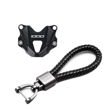 Imagem de jininshengxindianzi Motorcycle Key Cover Cap Compatible With Z250 Z300 Z400 Z800 Z650 Z750 Z900 Z900RS Z1000 ZH2 ZX6R ZX10R Keys Case Shell Protector(K black set YSHYT)