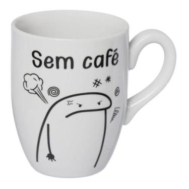 Imagem de Caneca Meme em Porcelana Branca e Preta 350ml - Hausktaft