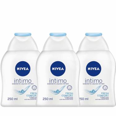 Imagem de Kit Sabonete Íntimo Nívea Fresh Comfort Aloe Vera - 3 unidades