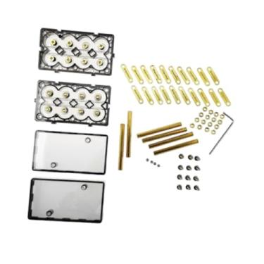 Imagem de KiBcsLic Organizador de Bateria, Suporte para 18650/21700, Kit de Energia, 8.6 Cm X 4.9 Cm X