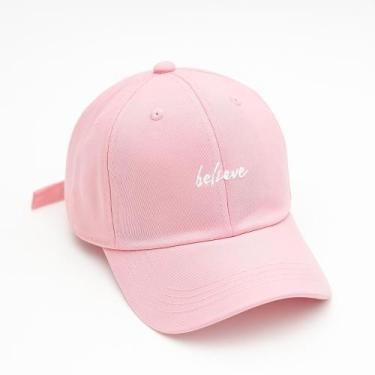 Imagem de Boné Beisebol Unissex Masculino Feminino Belive Aba Curva Verão Praia 