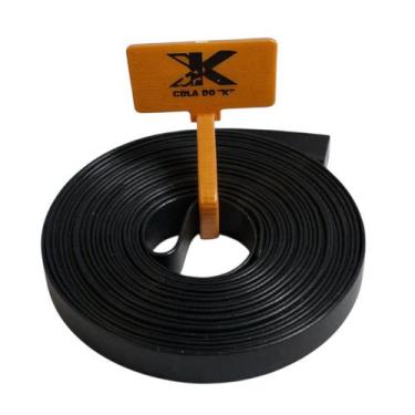 Imagem de kit 2 Cola Queratina para cabelos Fita K Mega Hair preta 3m - Genérica