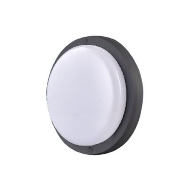 Imagem de Luminária Tartaruga 18W Redonda Preta Bivolt