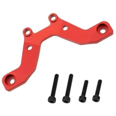 Imagem de 7075 Alloy Front RC Damper Plate Upgrade Parts for Arrma 1/18 Typhon Grom Mega 380 Brushed 4x4 Buggy-ARA2106 （Red）