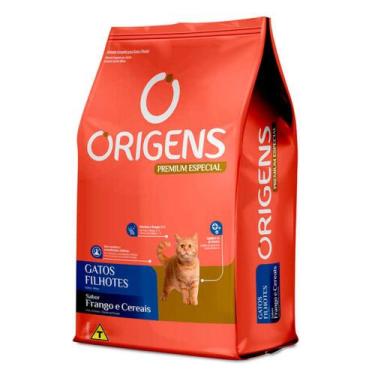 Imagem de Ração para Gatos Filhotes Origens Premium Especial Sabor Frango e Cere