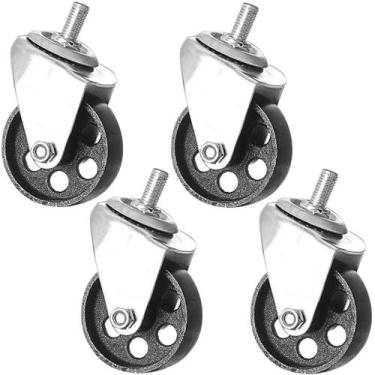 Imagem de Rodas de rodízio de ferro fundido Kilixin Jack Casters