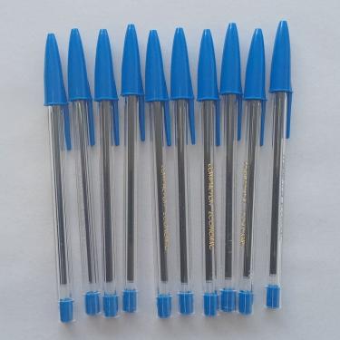 Imagem de Caneta Esferográfica Economic 1.0mm Azul Compactor (Kit com 10 Unidades)