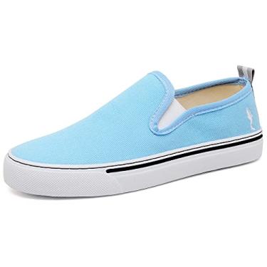 Imagem de Tênis Feminino Slip On Facil de Calçar Elastico Confortavel TENIS502, Polo Blu ORIGINAL (Azul, BR, Adulto, Numérico, 38)