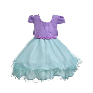Imagem de Vestido fantasia princesa sereia  - LIG LIG, 4