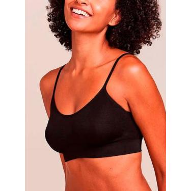 Imagem de Sutiã Top Hope 0S21020 Feminino sem Aro sem Bojo Microfibra T. P/EG, E