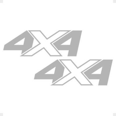 Imagem de Adesivo Compatível Frontier 4x4 2020 Emblema Cinza Lateral - SPORTINOX