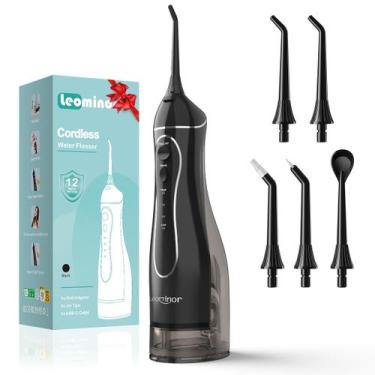 Imagem de Irrigador oral portátil Water Dental Flosser Leominor 300mL