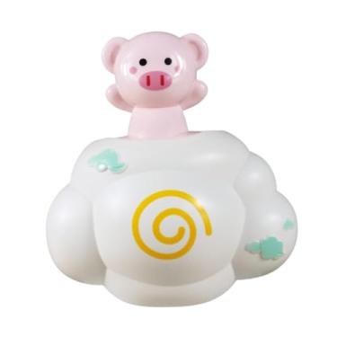 Imagem de MERIGLARE Bath Toy Rain Nuvens Chá de bebê Sprinkler Batinkler Bathtub Water pulverizador de água para piscina de praia 4 5 6 anos, Rosa