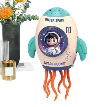 Imagem de Brinquedo Dançante Elétrico | Brinquedo De Foguete Elétrico | Boneca Projetor Com Música E Luz | Para Festa Interior Feriado Família Festival Mesa Casa Evento Menina Menino Crianças A Partir De