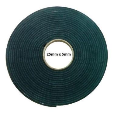 Imagem de Borracha Colante, Fita, Adesiva, Espuma, 25mm X 5mm - 10mts - Unespuma