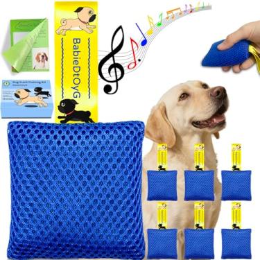 Imagem de BabieDtOyG Kit de treinamento de perfume de cachorro com som estridente – brinquedos interativos de trabalho nasal para cães, jogos de esconde-esconde e cheiro | Estimulação mental, alívio da