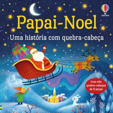 Imagem de Livro - Papai-Noel: uma história com quebra-cabeças