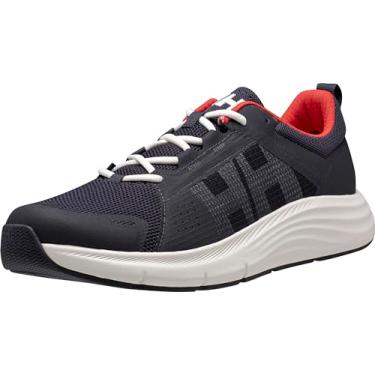 Imagem de Helly-Hansen Tênis masculino HP Ahiga Evo 5 - leve, respirável, durável para conforto e desempenho, 597 azul marinho/vermelho alerta, 38