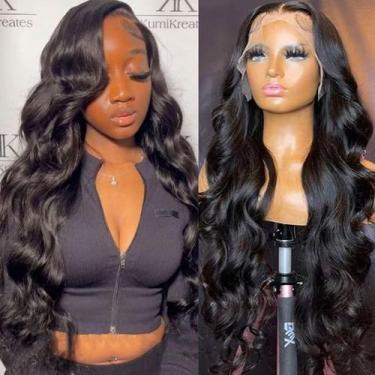 Imagem de Peruca Lemoda Body Wave 13x6 Full Lace Frontal 210% de densidade