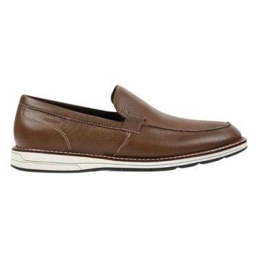Imagem de Sapato Masculino Ferracini Kingston Casual Couro, Tabaco, 40