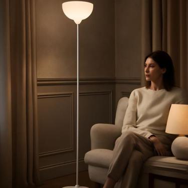 Imagem de Abajur 1 Lampada Luminaria De Piso 180cm Branco - Home Liv - BRAZIL HO