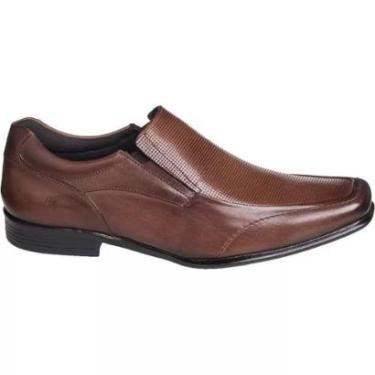 Imagem de Sapato Masc Rafarillo Couro Café - Kit 4 em 1 45027-02TK-Masculino