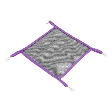 Imagem de Fydun Rato de Porco da Cobaia T Hammo D, Penduramento Hamster Hammock Swing de Verão para Açúcar D, Hammocks Respiráveis ​​camundongos Planadores Pequenos Animais 33x33cm Animais Malha (25,5cm)