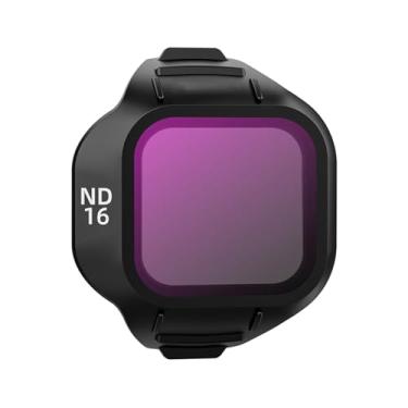 Imagem de YUULNMOP Kit de filtros de câmera compatível com DJI Mini 5 Pro, kit de lentes ND/CPL/UV com nano revestimento, acessórios de filtros de lente de drone de vidro óptico HD multi revestido (ND16)