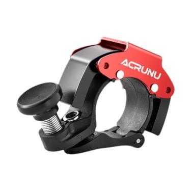 Imagem de kowaku Campainha de bicicleta com som nítido, inovadora, compacta, leve e fácil de instalar, campainha de aviso para bicicletas de estrada e montanha, Vermelho