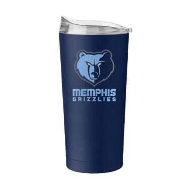 Imagem de FANMATS Copo de aço inoxidável NBA Memphis Griizlies de 590 ml – Acabamento em pó durável – Serve para a maioria dos porta-copos, copo NBA oficialmente licenciado – mantém as bebidas quentes e frias