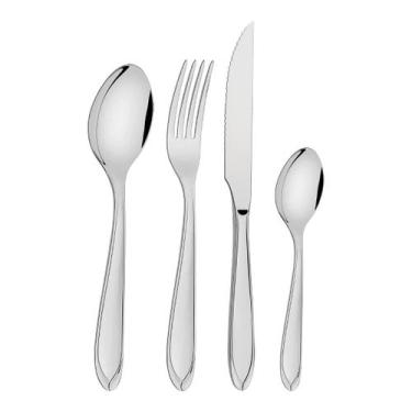 Imagem de Faqueiro Inox 16 Peças Laguna Talheres Mesa Jantar Elegante - Tramonti