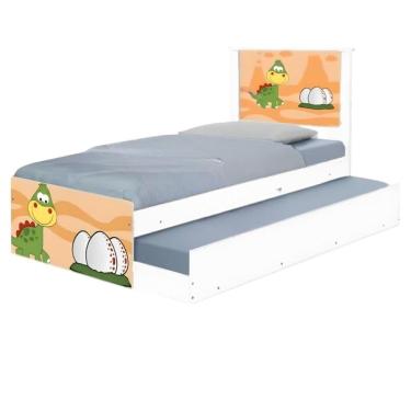 Imagem de Bi Cama Juvenil Zap Com Cabeceira Dinossauro Baby