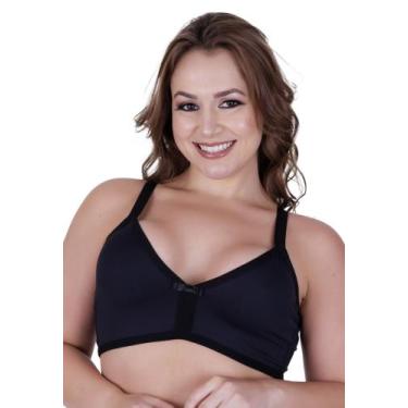 Imagem de Sutiã Plus Size sem Bojo Microfibra Duplo -c6 SUTIÃ JOSI - BELLA DA SE