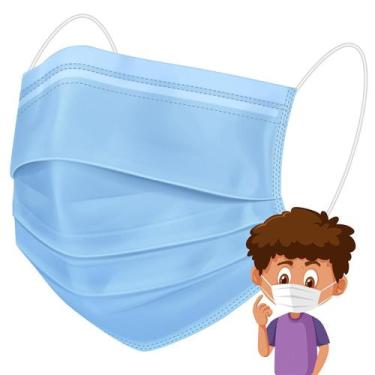 Imagem de Máscara Descartável Infantil Filtro Meltblown - 50 Un - Lorenzzo Lopez