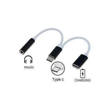 Imagem de Adaptador Type C Com Saida P2 E Para Recarga Xtrad - Xt-2144