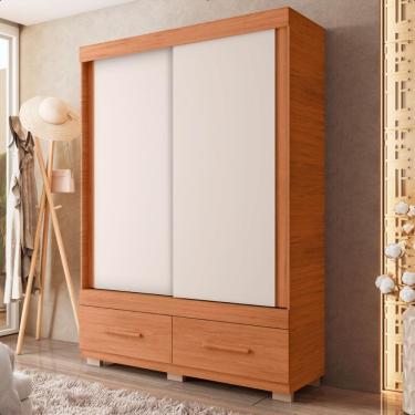 Imagem de Guarda Roupa Mongi 2 Portas 2 Gavetas Marrom Caemmun