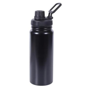 Imagem de Garrafa Térmica Água Squeeze Inox Academia Quente Frio 600Ml - Tesla S