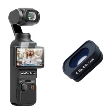 Imagem de AlloTemlass Lente grande angular 0,72X para DJI OSMO Pocket 3 | FOV de 108°, design asférico magnético, leve (6,4 g) | Criatividade e profundidade aprimoradas