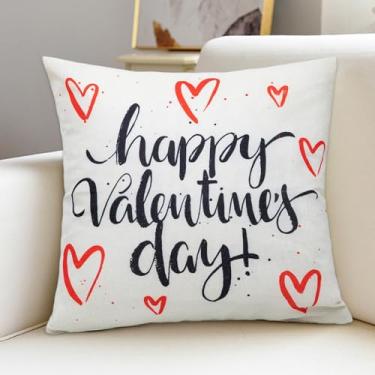 Imagem de Almofada decorativa de pelúcia macia para o dia dos namorados, presente romântico de decoração de casa para casais, branco 1