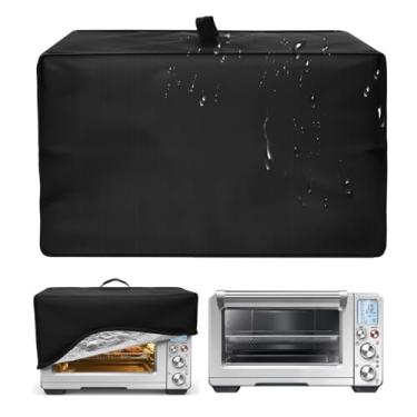 Imagem de TRINENOX Capa de forno à prova d'água resistente ao calor, à prova de poeira, compatível com Breville BOV900BSS Smart Oven Air Fryer Pro 1:1, adequada para micro-ondas Farberware 1.1 CuFt