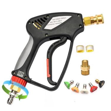 Imagem de Pistola de lavagem de alta pressão ANJIESENG 5000 PSI 10,5 GPM 360 Swi