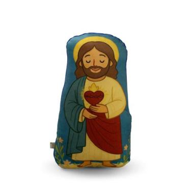 Imagem de Almofadas Decorativas Religiosas Santinhos 30cm - Avm Enxovais, Sagrad