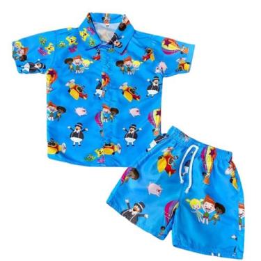 Imagem de Conjunto Mauricinho Mundo Bita - Camisa E Bermuda - PEQUENOS ENCANTOS 