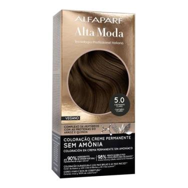 Imagem de Coloração Creme Permanente Alfaparf Alta Moda Vegano Sem Amônia 5.0 Ca