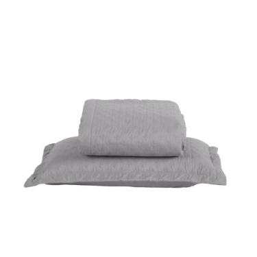 Imagem de Kit 2 Pçs Cobre Leito Solteiro Attuale Dupla Face Matelado - Lace Braz