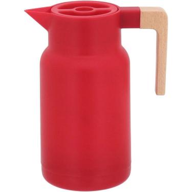 Imagem de Norden Garrafa Térmica 25X13X13Cm 1L Plástico Vermelho Ampola Vidro