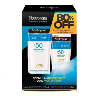 Imagem de Neutrogena Sun Fresh Protetor Solar FPS50 200ml Neutrogena Sun Fresh Protetor Solar FS50 120ml