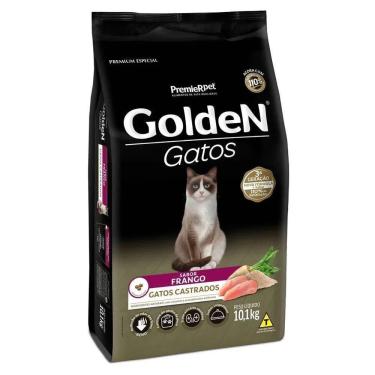 Imagem de Ração pra Gatos Adultos Castrados Golden Frango 10.1kg