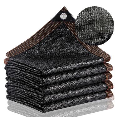 Imagem de Pano de sombra, 9,8 x 19,7 pés 95% rede de bloqueio solar para pátio de jardim com material HDPE e ilhós reforçados para estufa, planta, pérgula e guarda-sol de quintal
