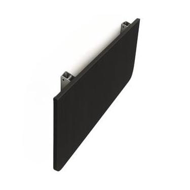 Imagem de Mesa Dobravel Retratil De Parede Suspensa Borda Redonda 90Cm 100Cm 120Cm Para Banheiro Quarto Sala Cozinha(60x30cm Preto)